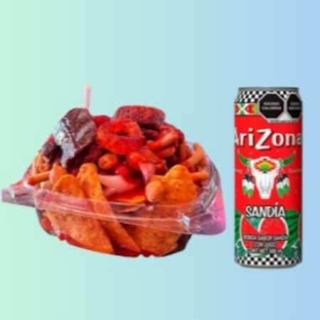 Combo 1 Tostilocos o Papitas + Arizona