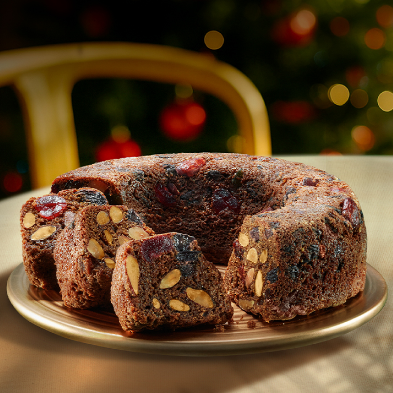 Queque navideño pequeño