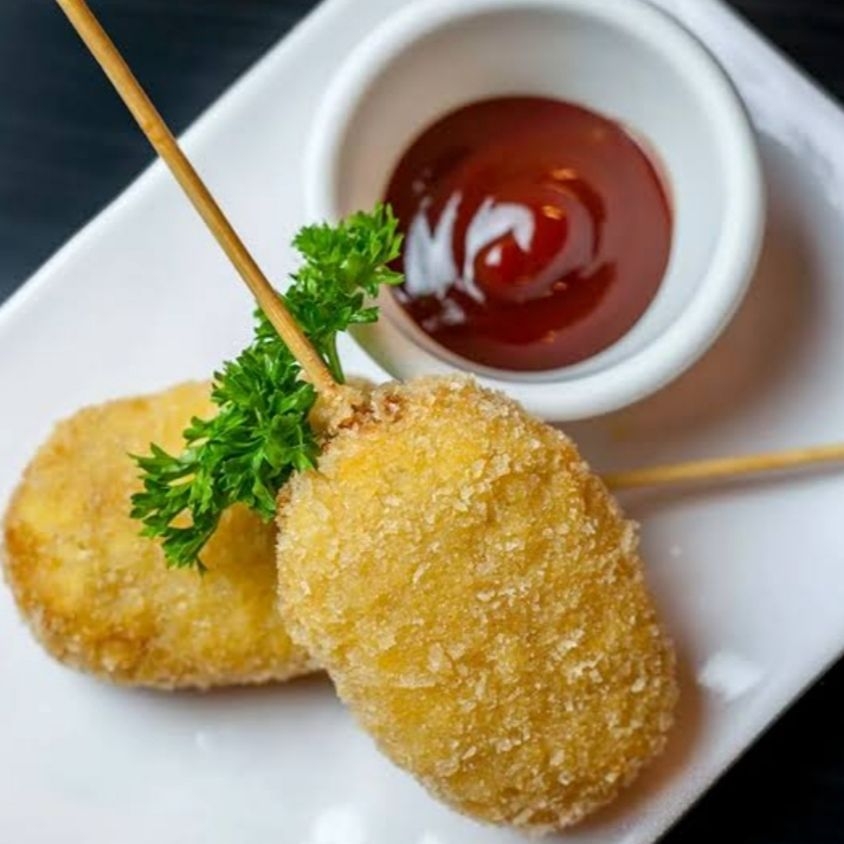 Kushiages de Plátano