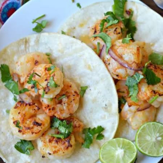 Taco de Camaron al Mojo de Ajo