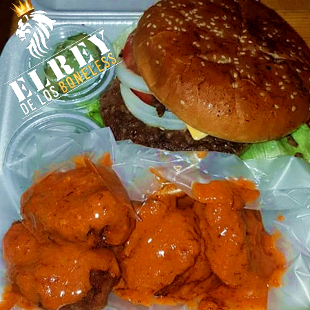 Tiempo Limitado! 5 Boneless, Hamburguesa y Té🍗🍔