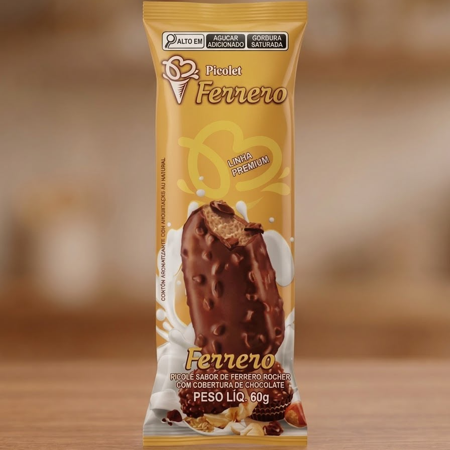 🍫🌰 Picolé Esquimó Ferrero — uma tentação irresistível!
Delicioso picolé cremoso com sabor de chocolate e avelã, envolvido por uma deliciosa cobertura crocante. Perfeito para quem ama a combinação de chocolate com avelã! 🤎😍