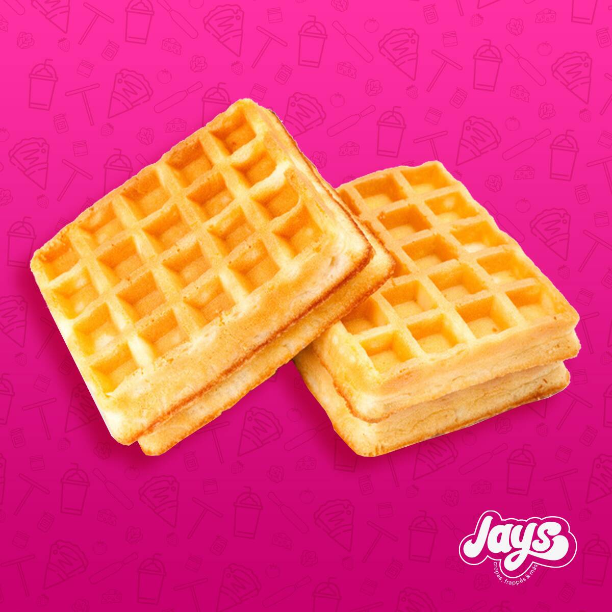 Waffles 2 Piezas