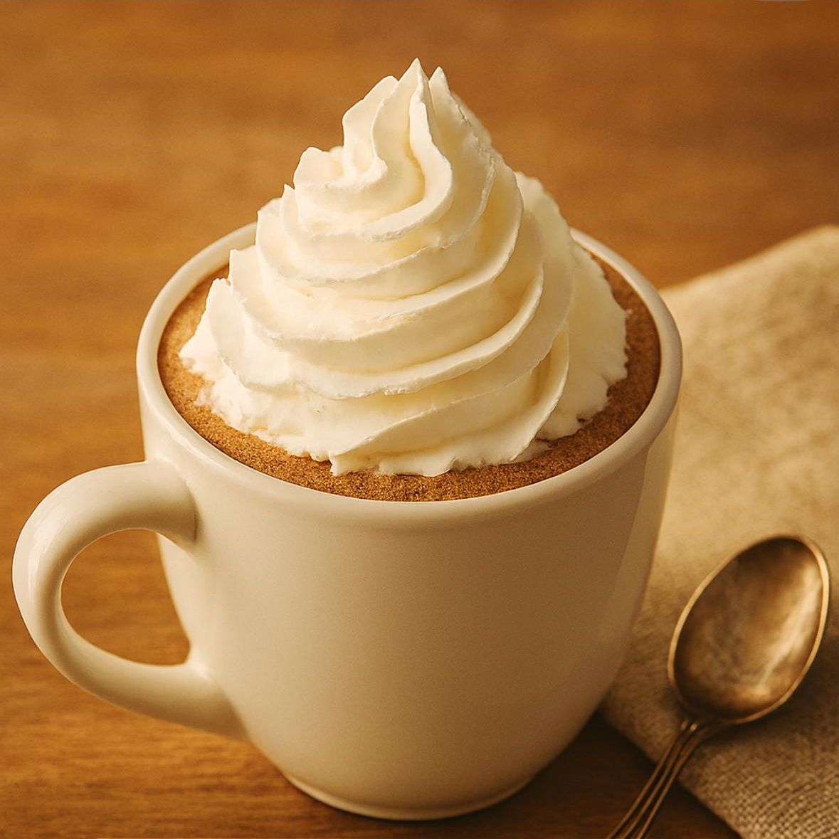Chocolate o chocolate semi-amargo con crema batida.