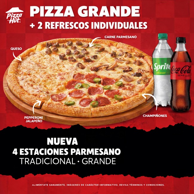 4 Estaciones Parmesano Grande + 2Ref