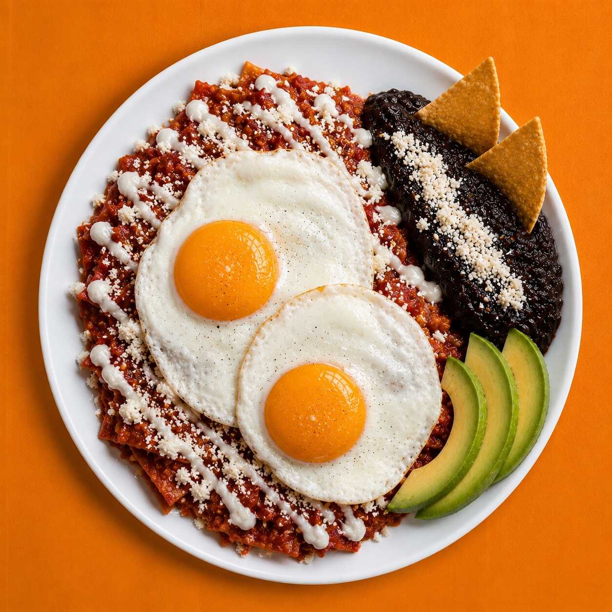 Chilaquiles con Huevo