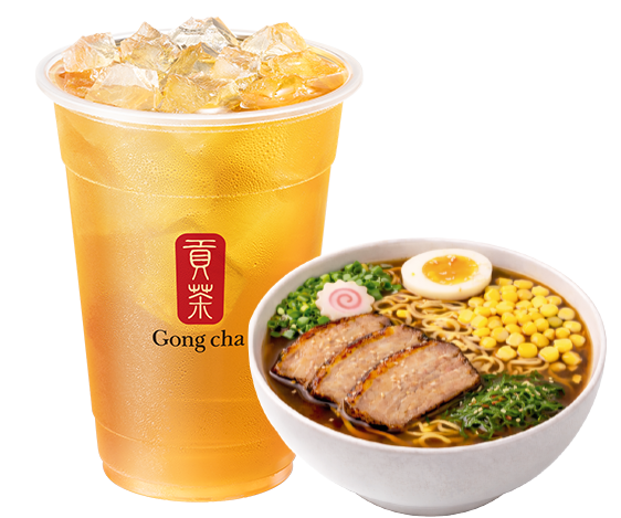 Ramen Preparado + Iced Tea