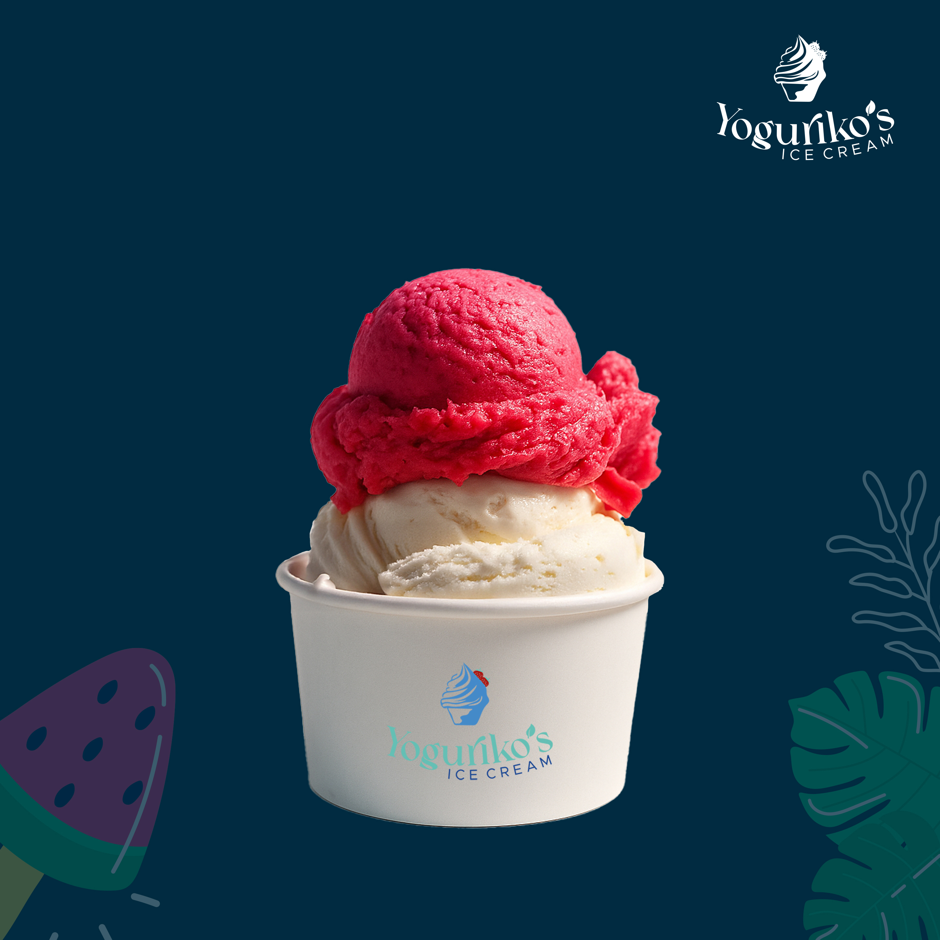 Helado Cremoso – 2 Bolas