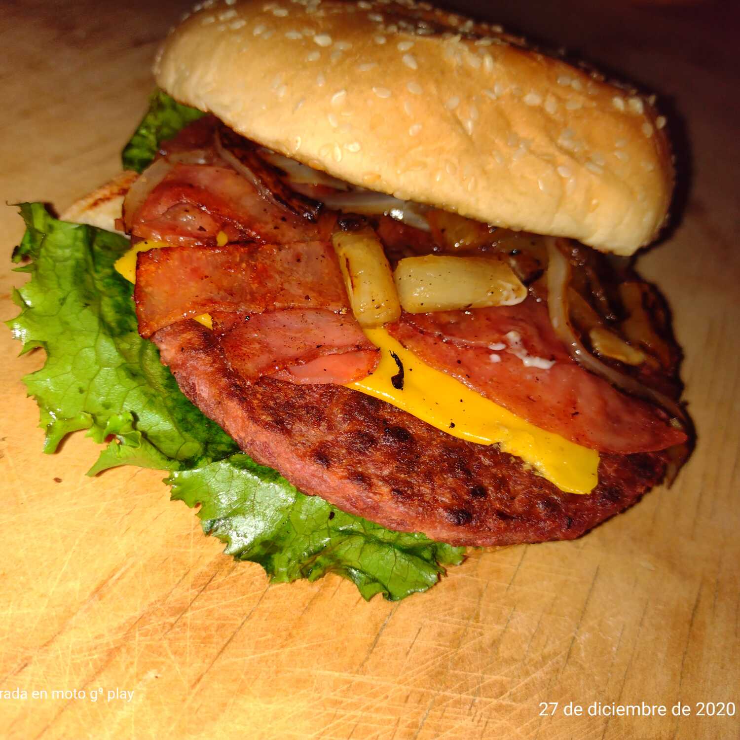 HAMBURGUESA HAWAIANA