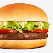 Pão, Carne de Hambúrguer (56g), Queijo, Alface, Tomate, Cebola Roxa e Maionese Caseira.