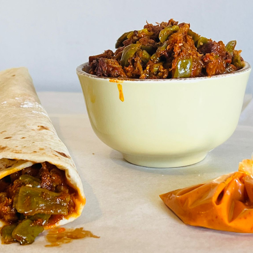 Burrito de Nopales con Carne