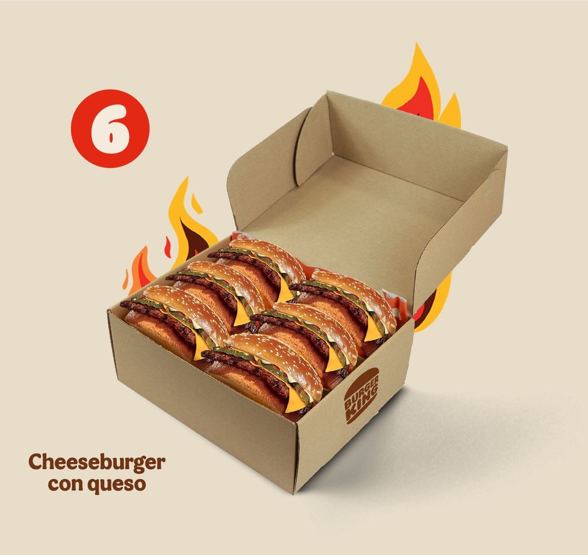 Family Box 6: Hamburguesa con queso