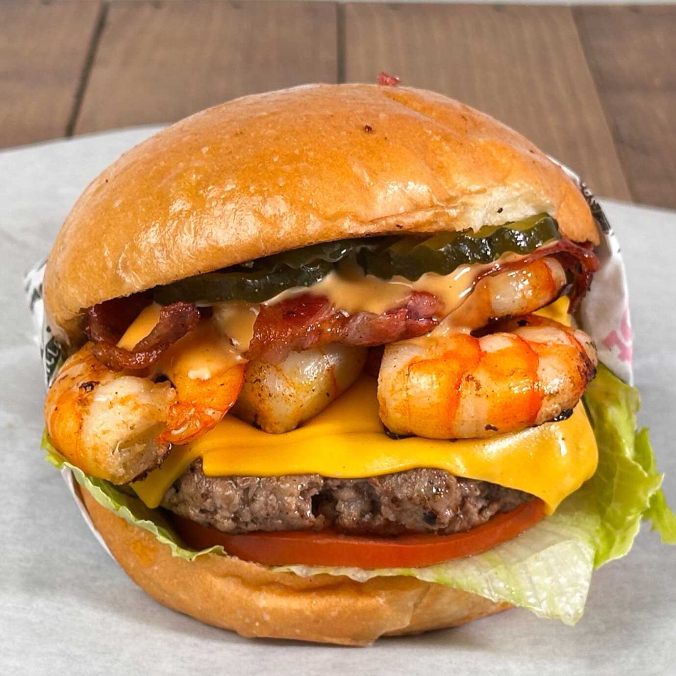 Baja Shrimp Burger