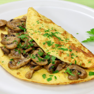 Omelette con Champiñones