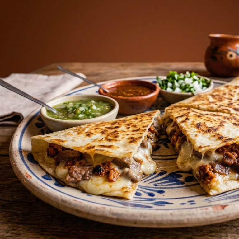 QUESADILLA DE CHORIZO.