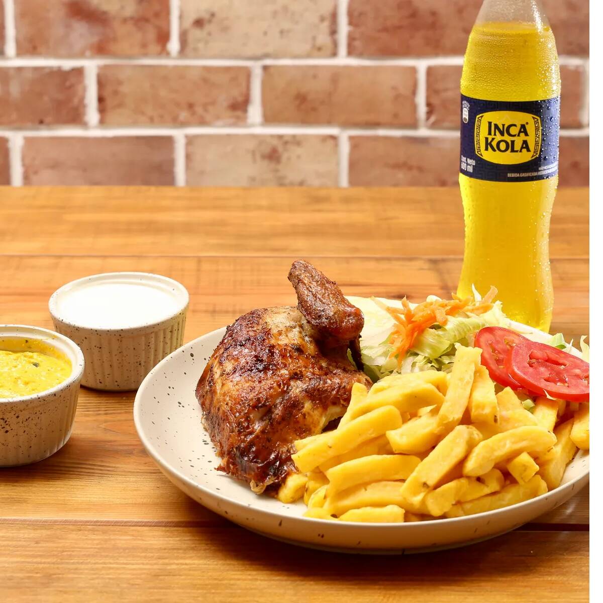 Cuarto de Pollo + Bebida 500 Ml
