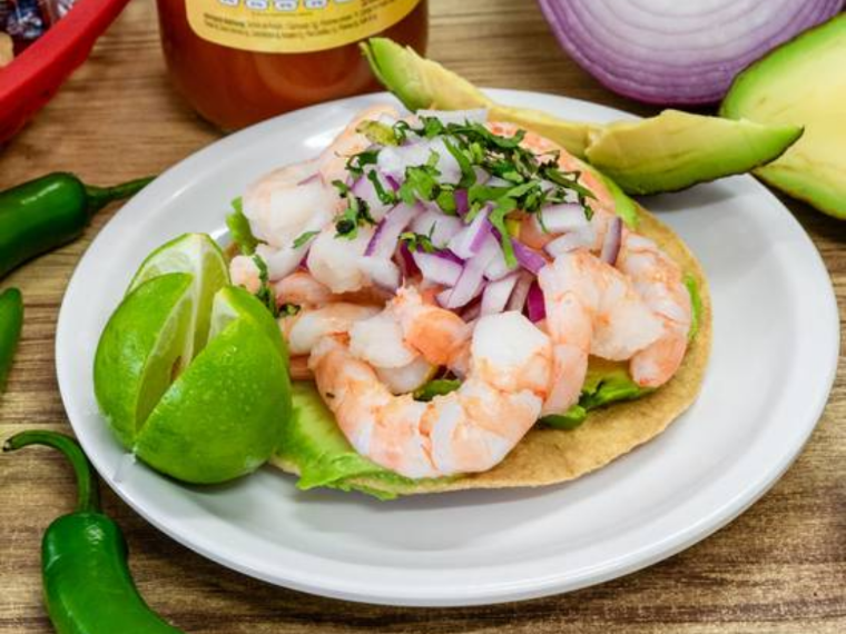 Tostada de Camarón