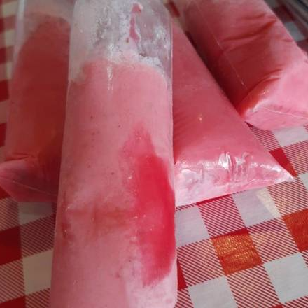 Bolis de Fresas con Crema
