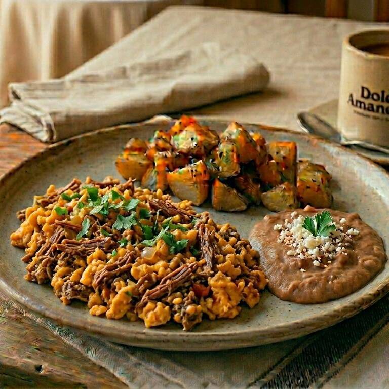 Huevos Revueltos con Machaca