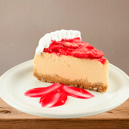 Pay de Queso con Fresas