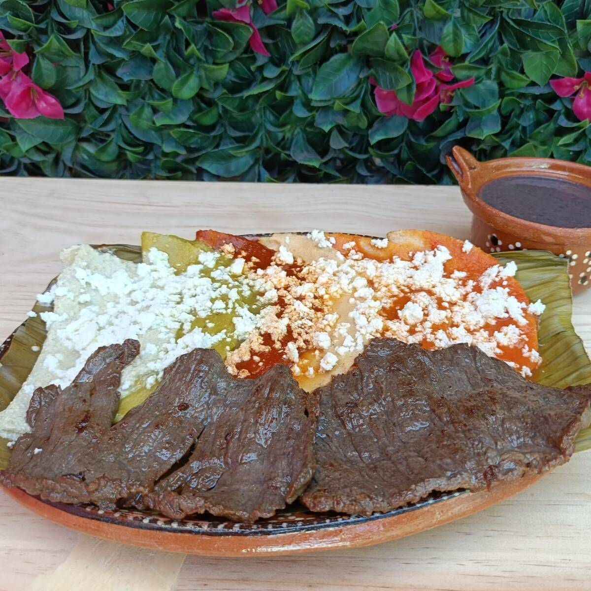 Cecina con Enchiladas (Orden)