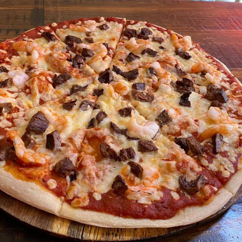 PIZZA MAR Y TIERRA GRANDE
