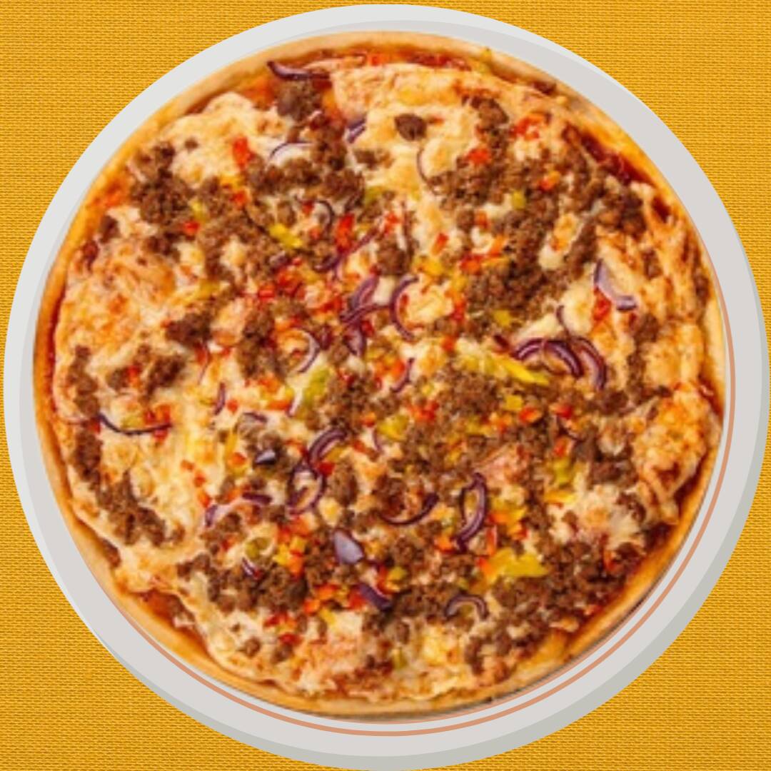 Pizza 4 Porciones Tres Carnes