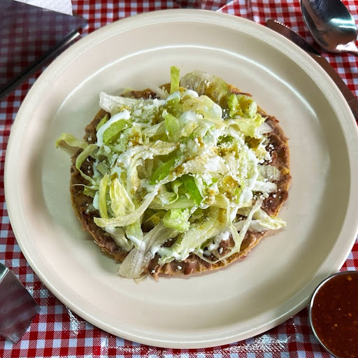 Tostada de rajas