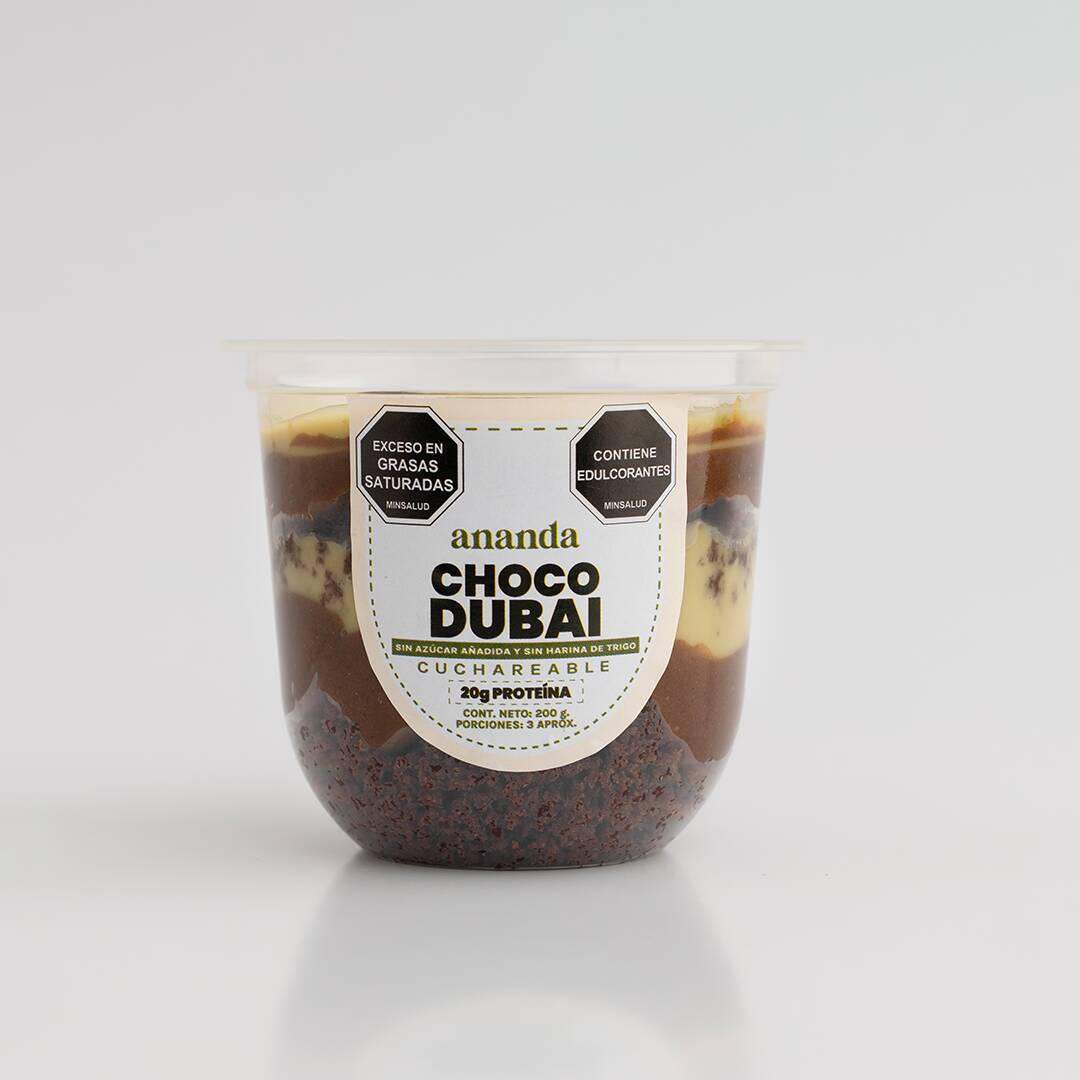 Cuchareable Choco Dubai - Sin Azúcar Sin Gluten