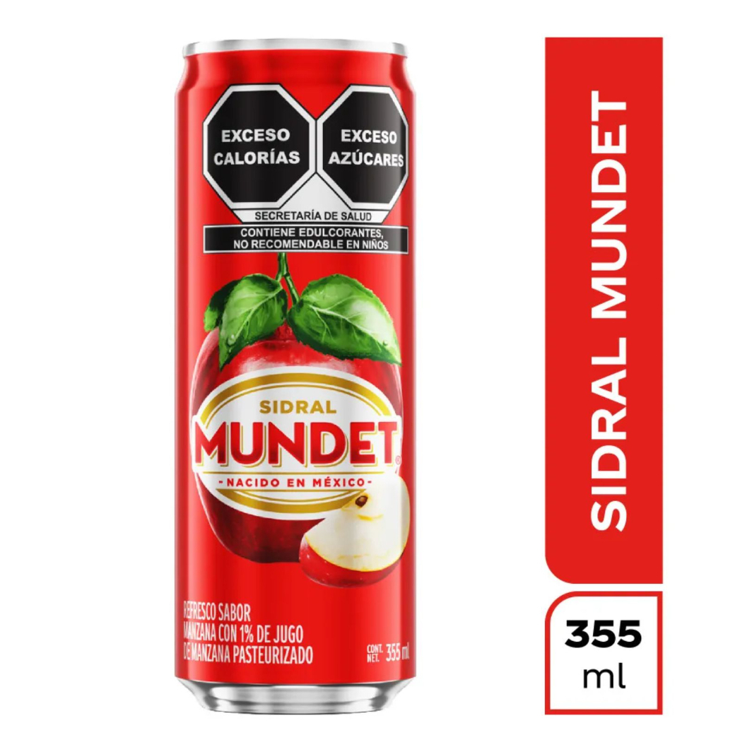 Sidral Mundet Manzana 355ml