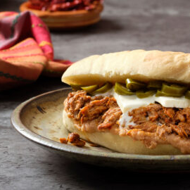 Lonche de Frijoles con Queso