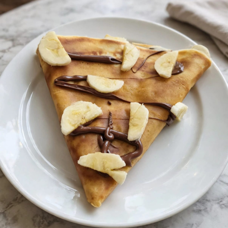 CREPA NUTELLA CON PLATANO