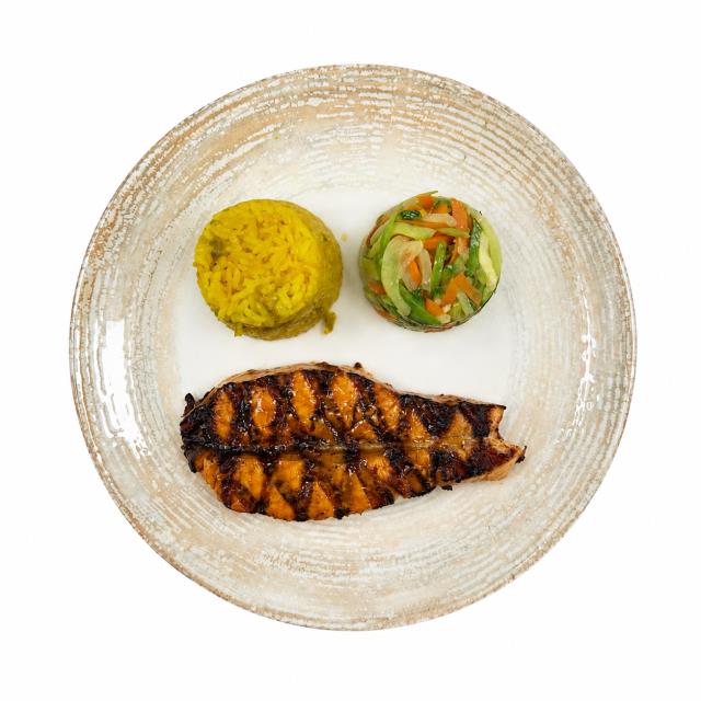 Salmon a las Brasas