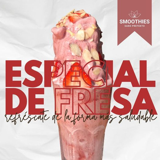 Smoothie Especial de Fresa