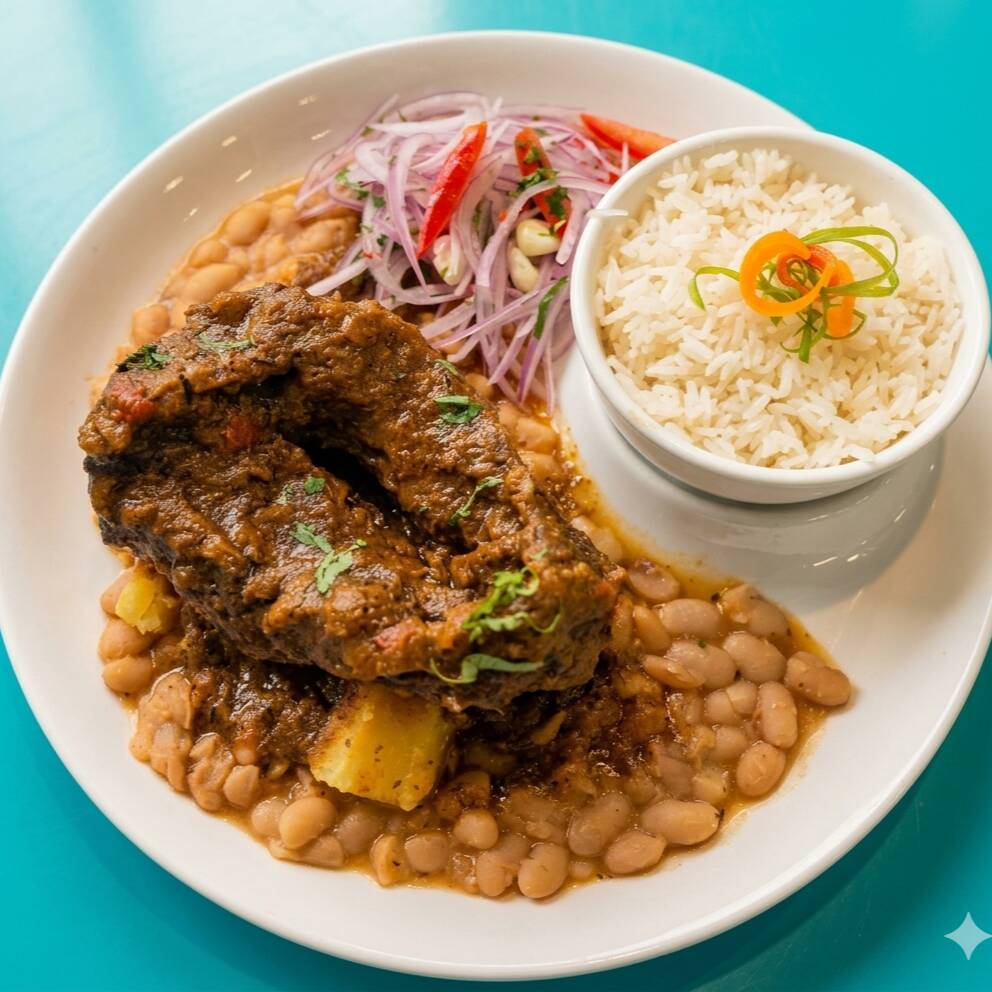 Cordero a la Ñortena con Frejoles