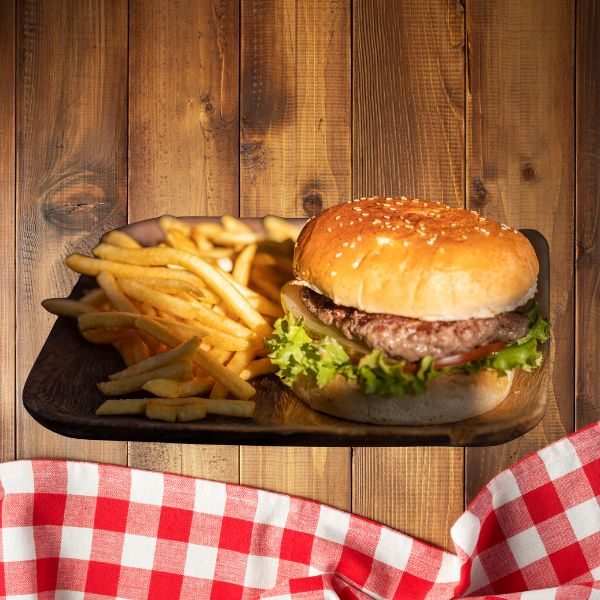 Comida Corrida de Hamburguesa de Res