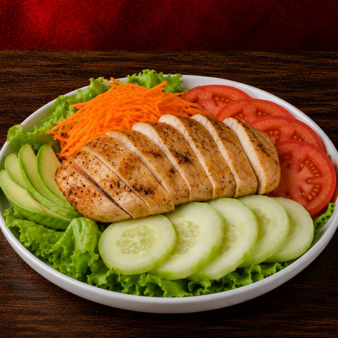 Ensalada con Pechuga a la Parrilla
