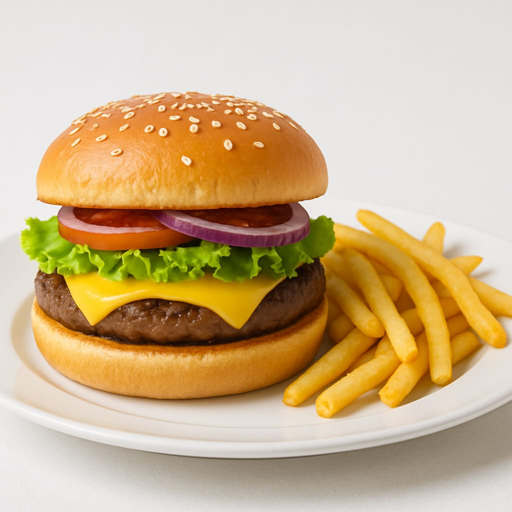 Hamburguesa Jumbo + Papas