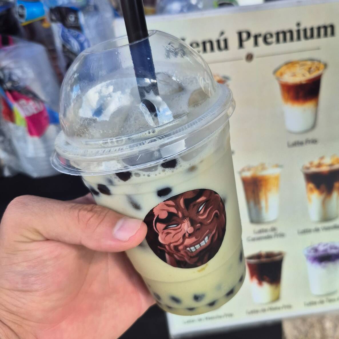 Latte de Matcha Frío