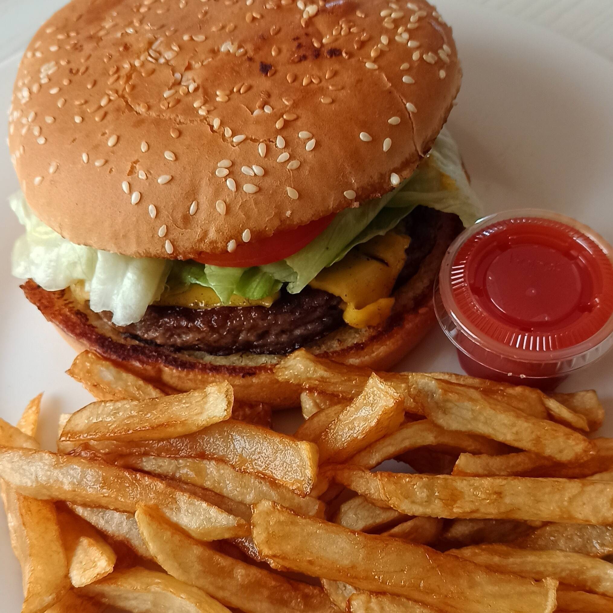 Hamburguesa con Papas