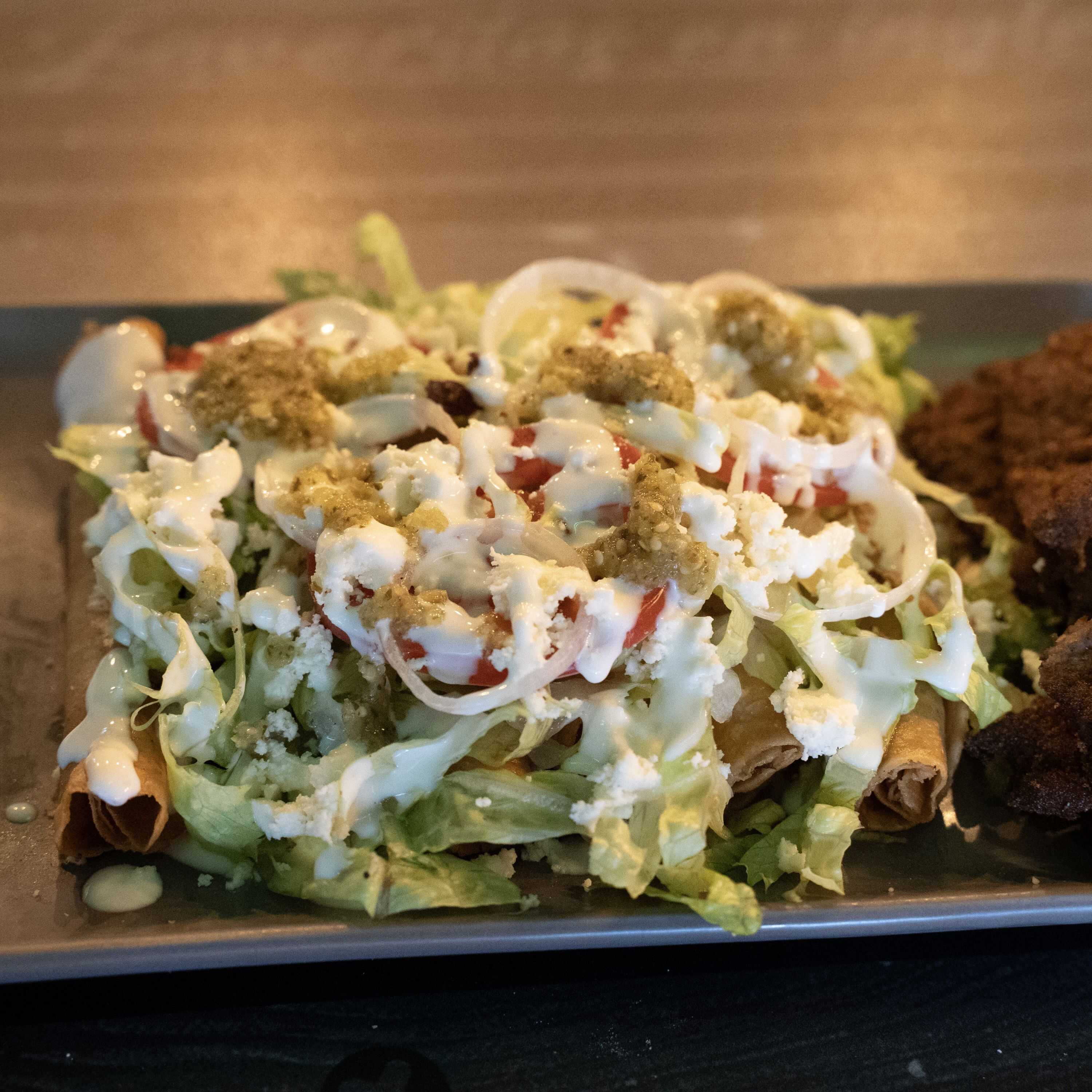 Flautas de milanesa