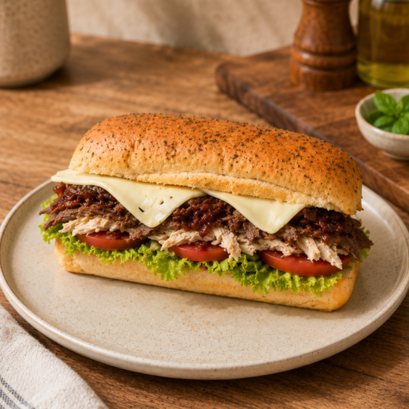 Combo Sándwich Mixto + Te HATSU