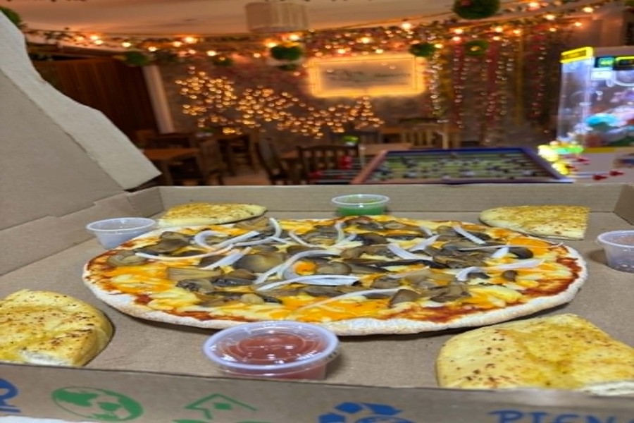 PIZZA MEDIANA CHAMPIÑONES