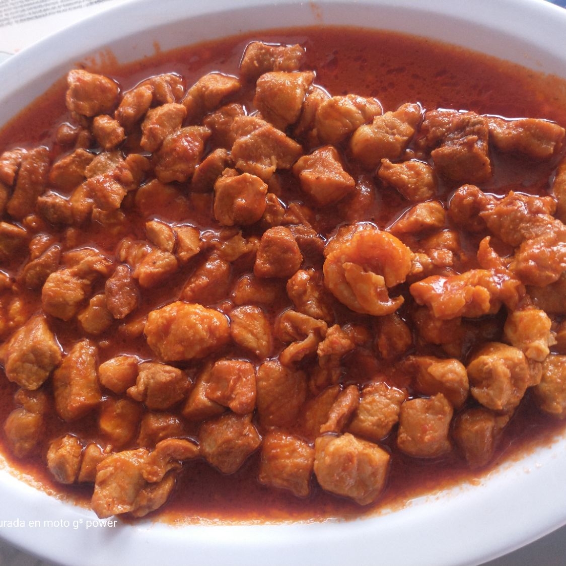 Comida Asado de puerco