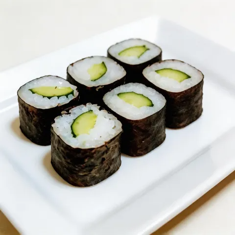 Alga arroz e pepino