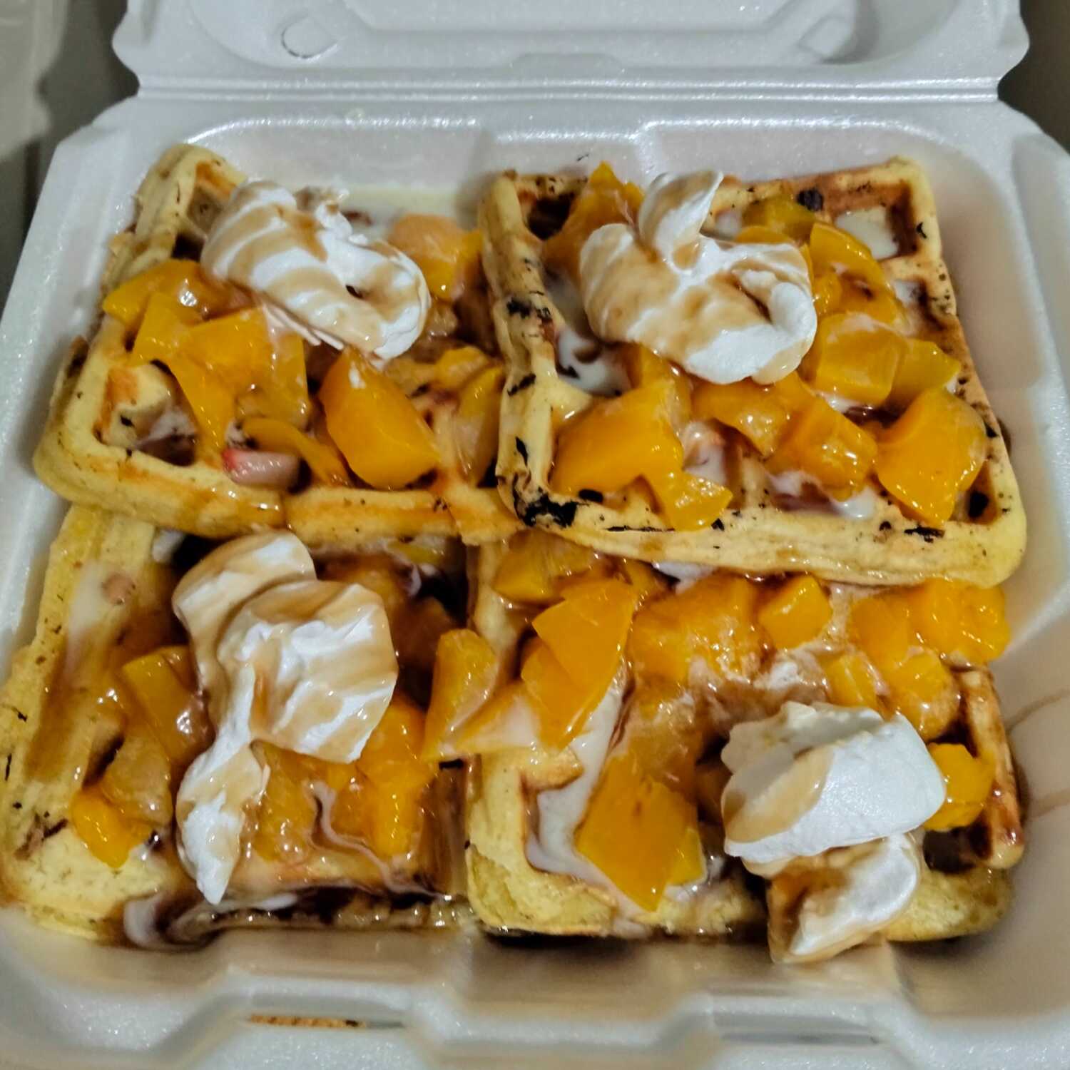 Waffle Atardecer Tropical