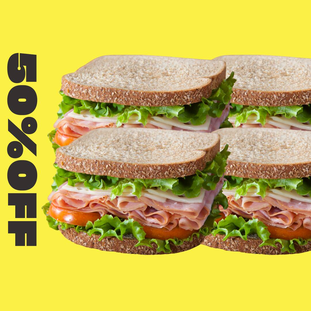 Sandwich de Jamón (4X2)
