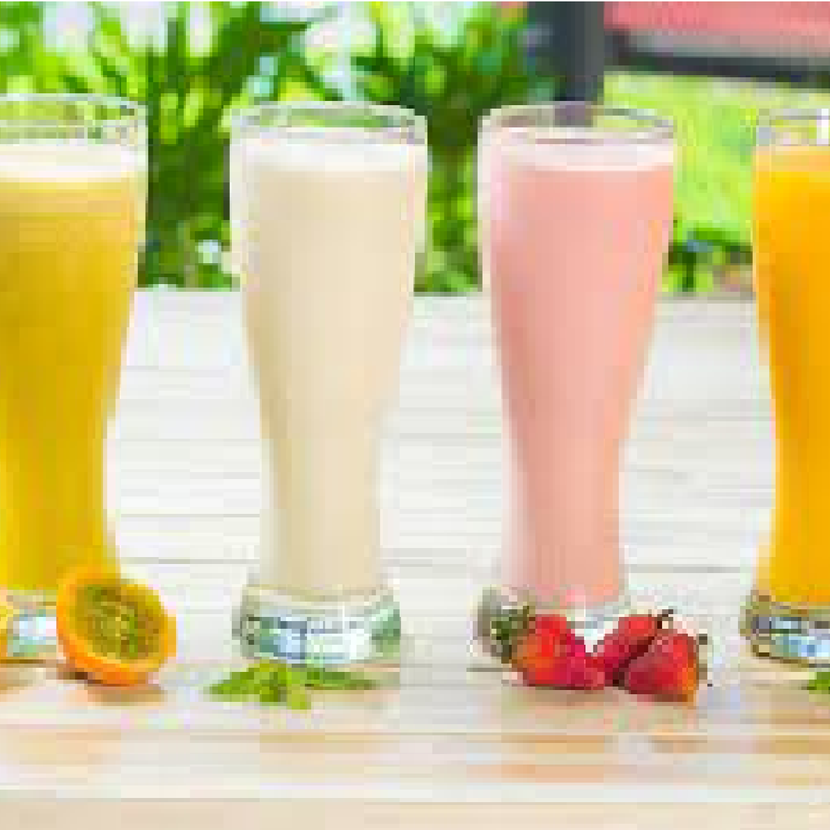 Jugo de Fresa en Leche