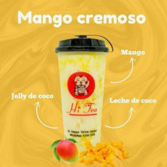 Mango Coconut Cremoso con Jelly de Coco (Smoothie)
