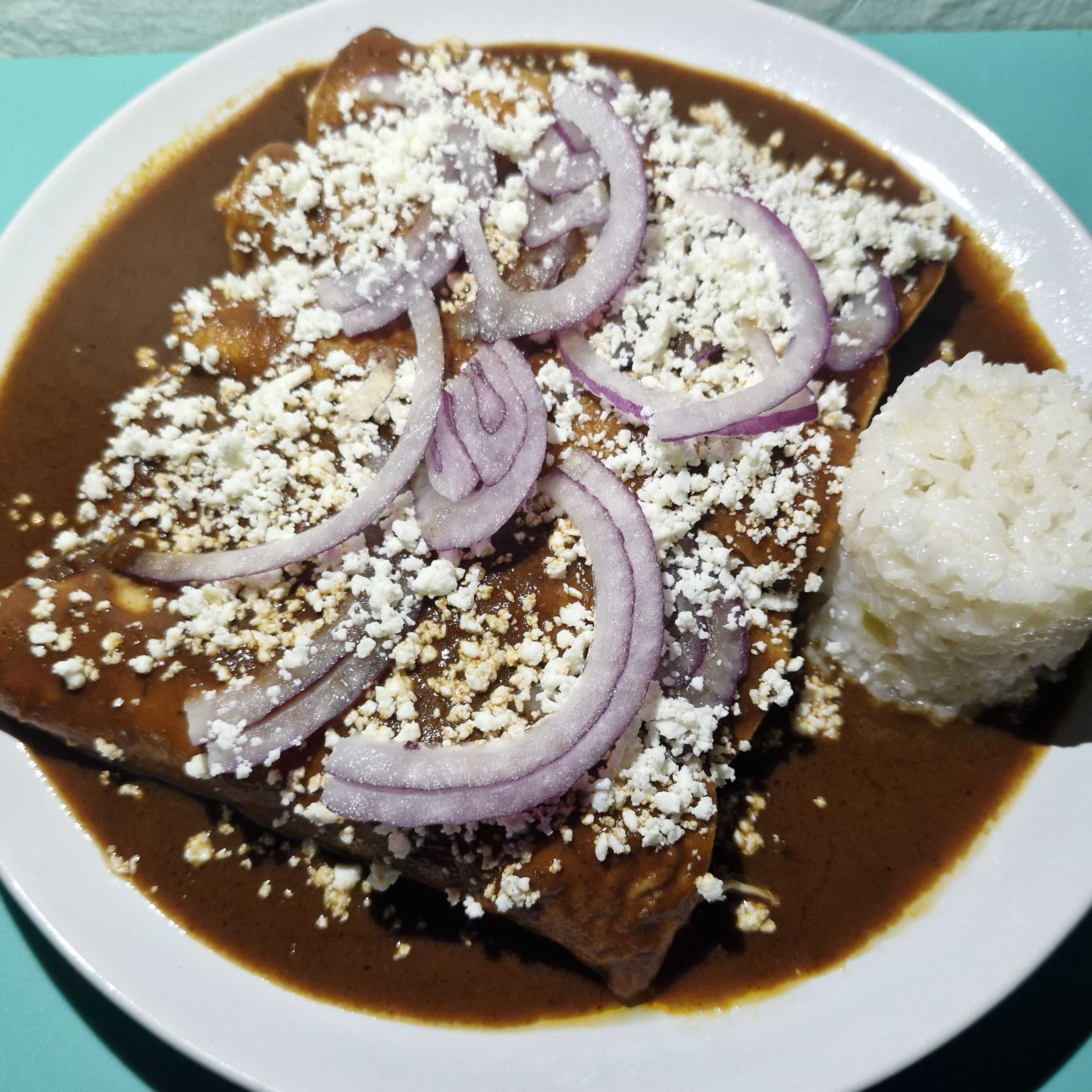 Enchiladas de Mole